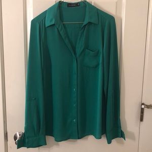 The limited green blouse
